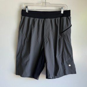 Lululemon Gray Athletic 10" Shorts Size Medium